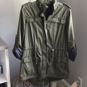 Levi’s army green utility jacket